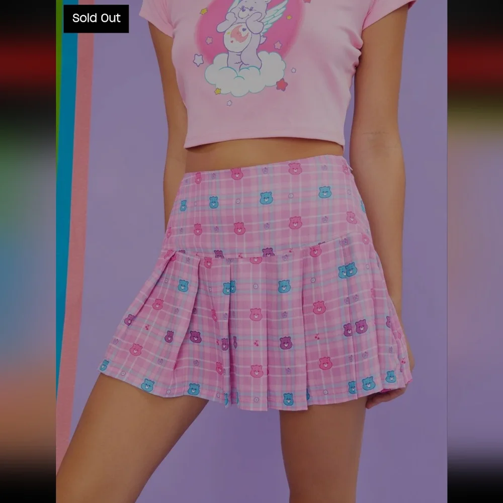 Dolls Kill Harmony In My Heart Plaid Mini Skirt